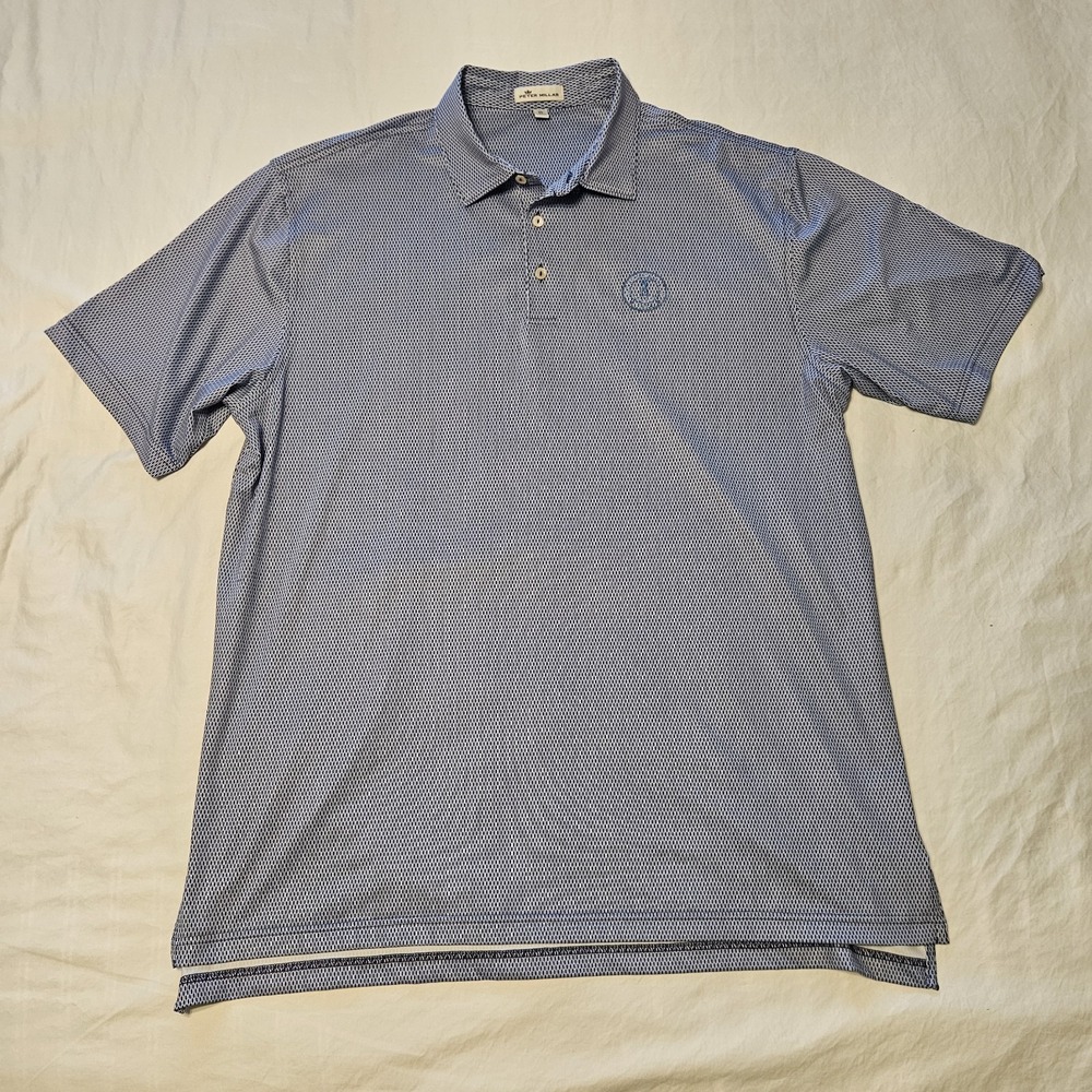 Peter‎ Millar Performance Polo Shirt Chicago Golf Club Seal Honeycomb Mens XL